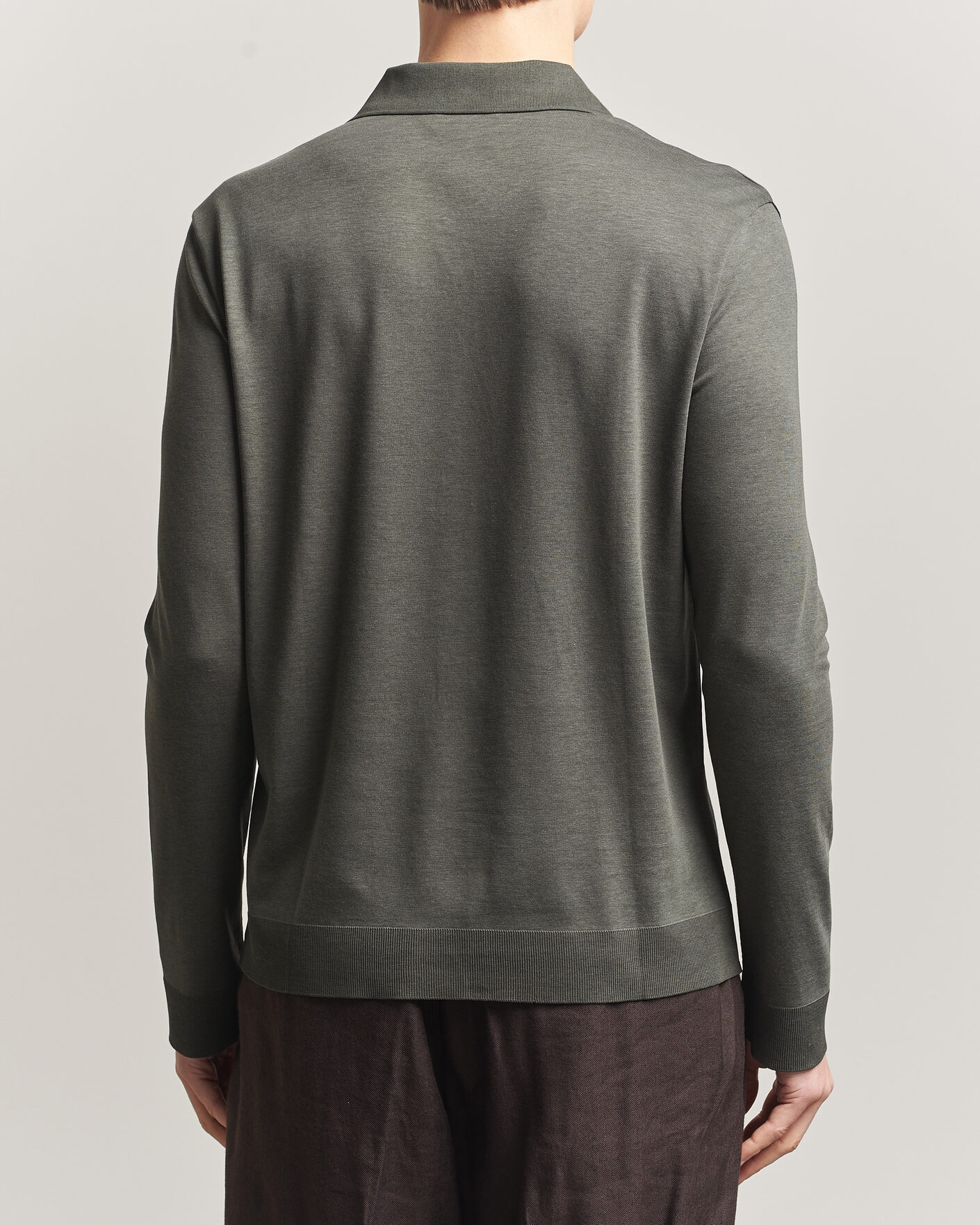 Men | Shirts | Altea | Jersey Knit Shirt Olive