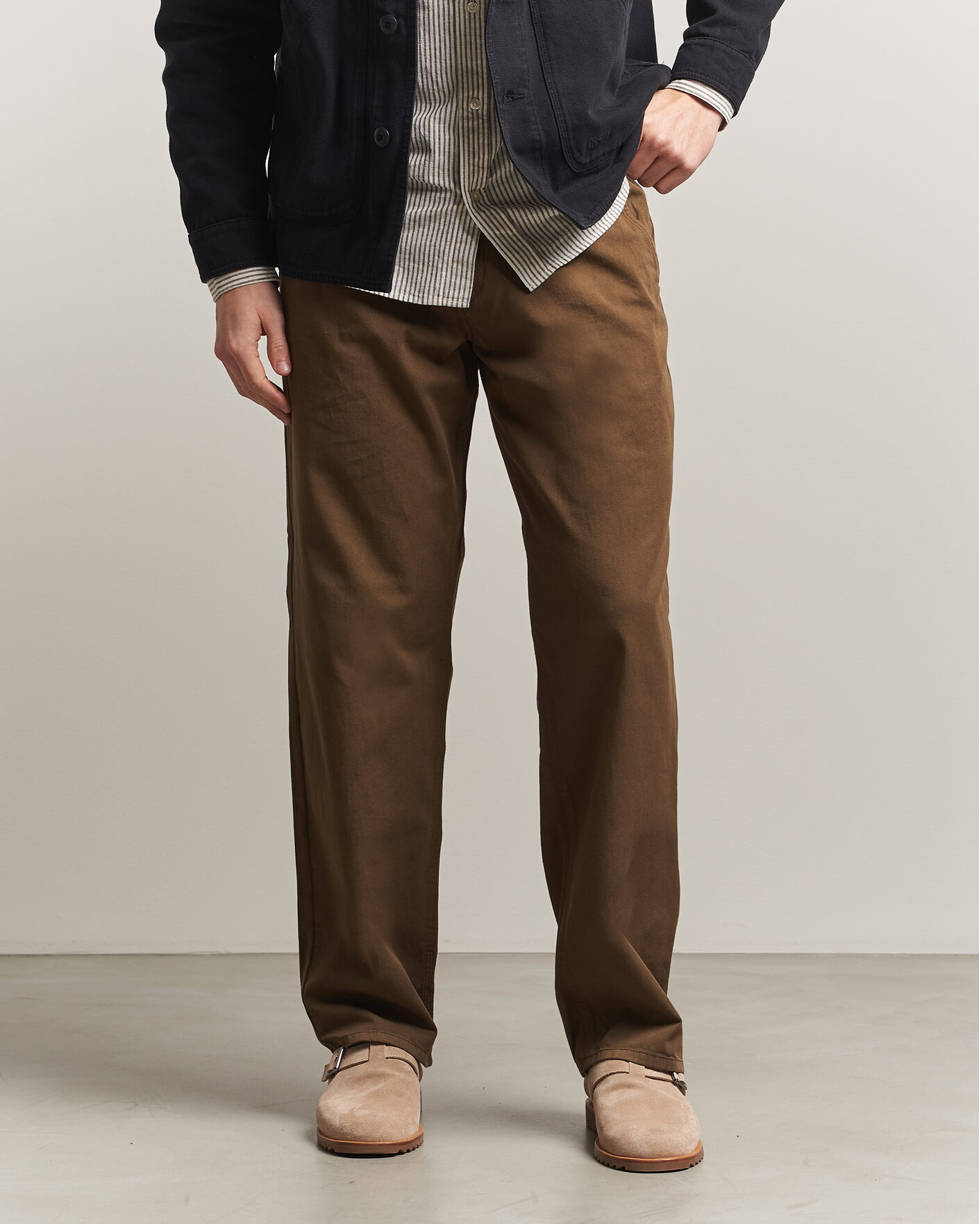 Men | Trousers | Forét | Clay Light Pants Algae Green