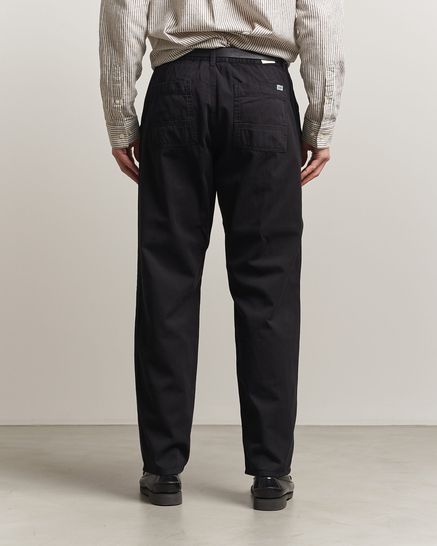 Men | Trousers | Forét | Clay Light Pants Black