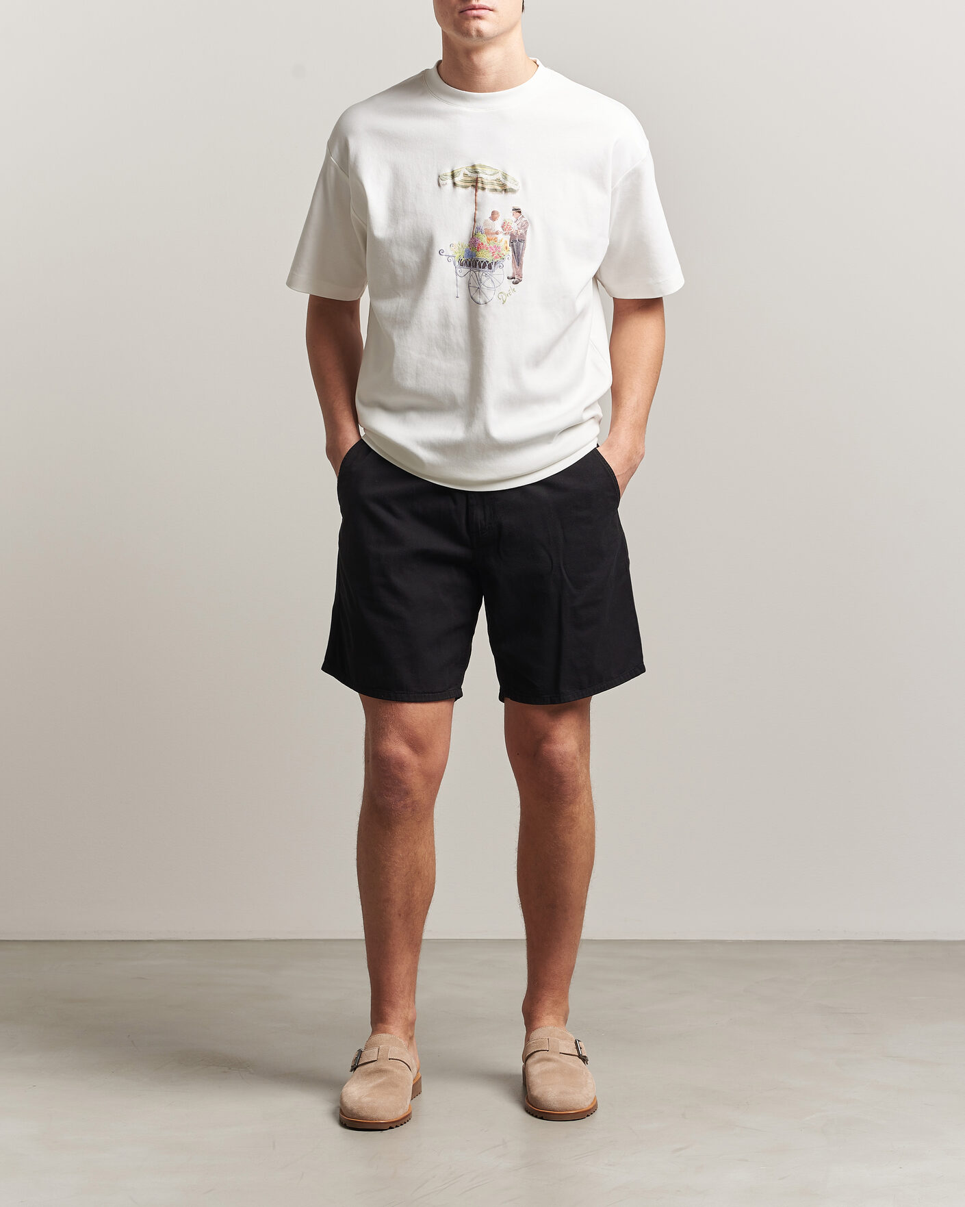 Men | Shorts | Forét | Clay Light Shorts Black