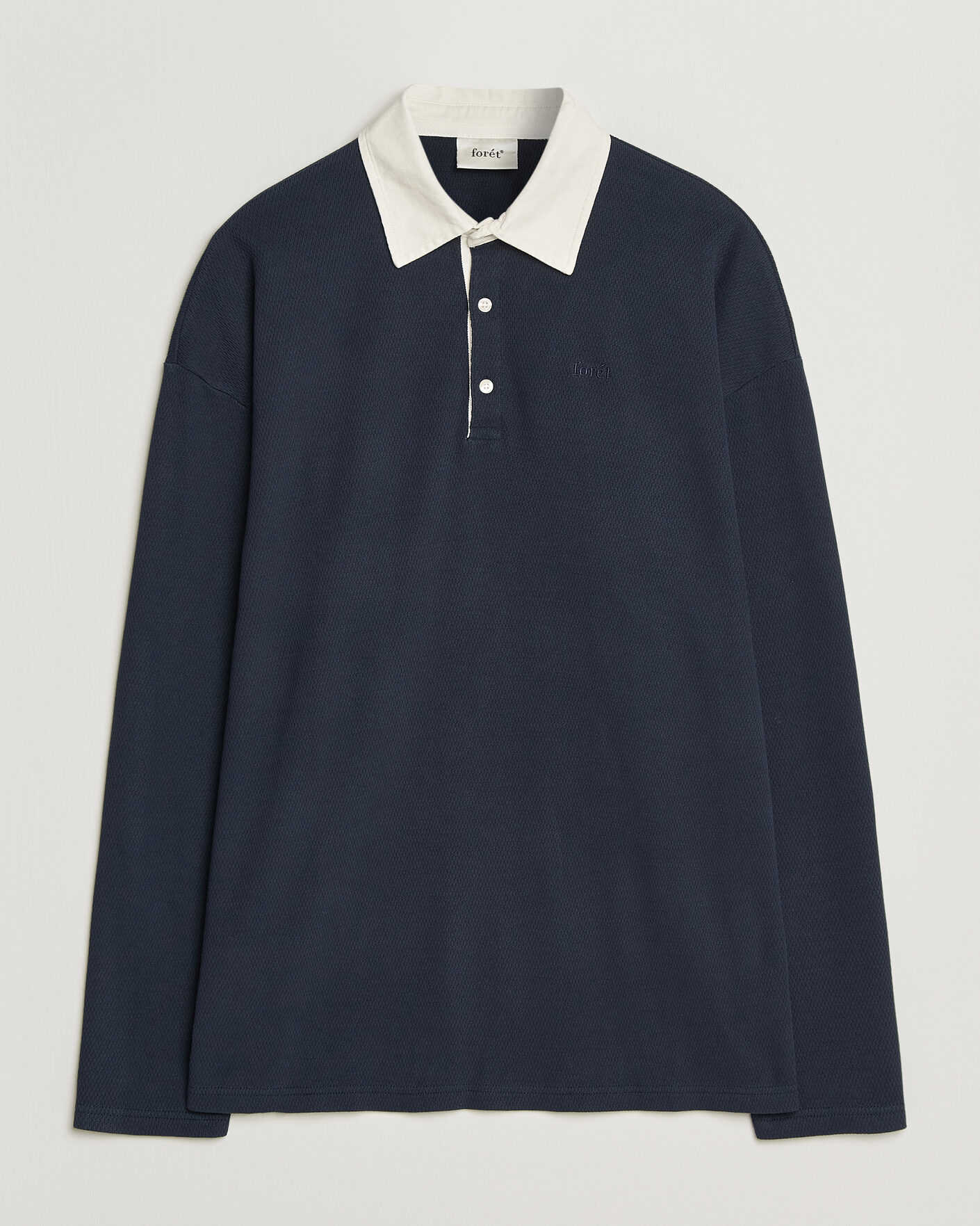 Men | Sweaters & Knitwear | Forét | Match Rugby Structured Sweatshirt Navy