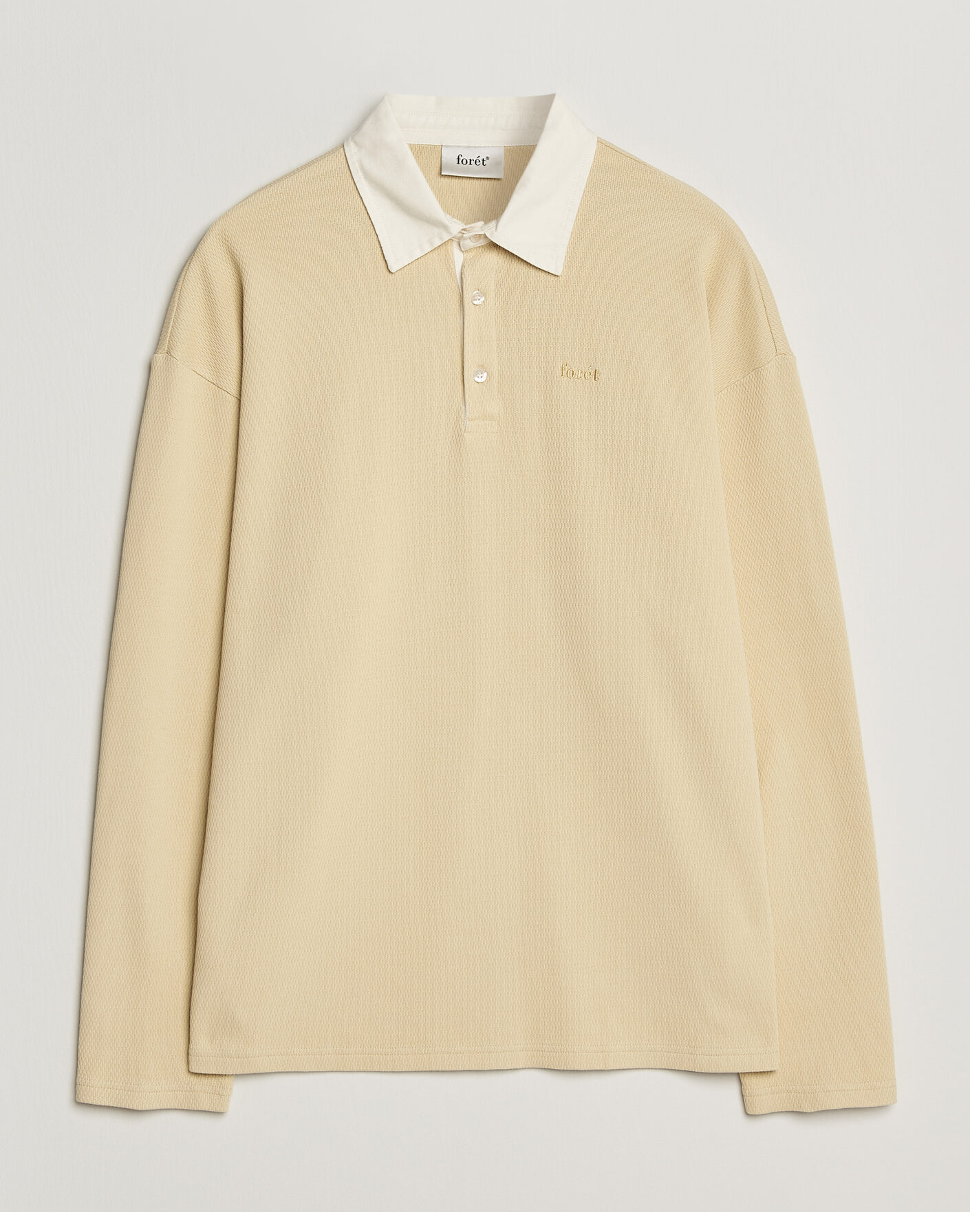 Men | Sweaters & Knitwear | Forét | Match Rugby Structured Sweatshirt Vintage Yellow