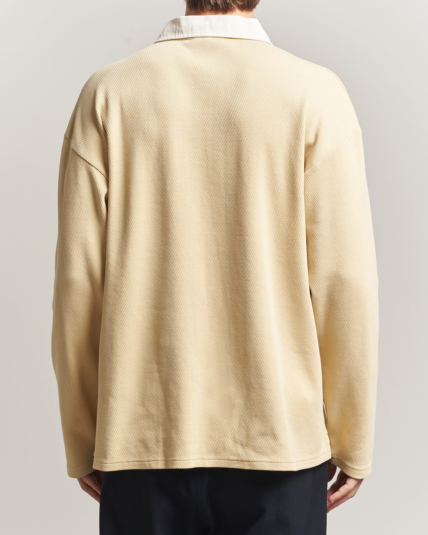 Men | Sweaters & Knitwear | Forét | Match Rugby Structured Sweatshirt Vintage Yellow