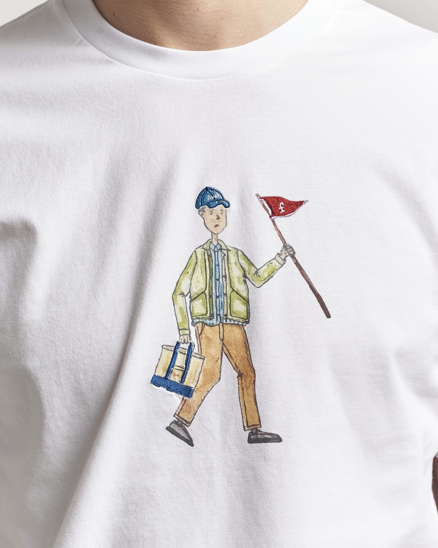 Men | T-Shirts | Forét | Patrol T-Shirt White