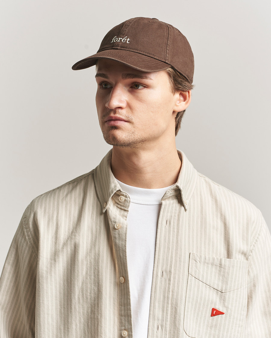 Men | Hats & Caps | Forét | Hawk Washed Cap Brown