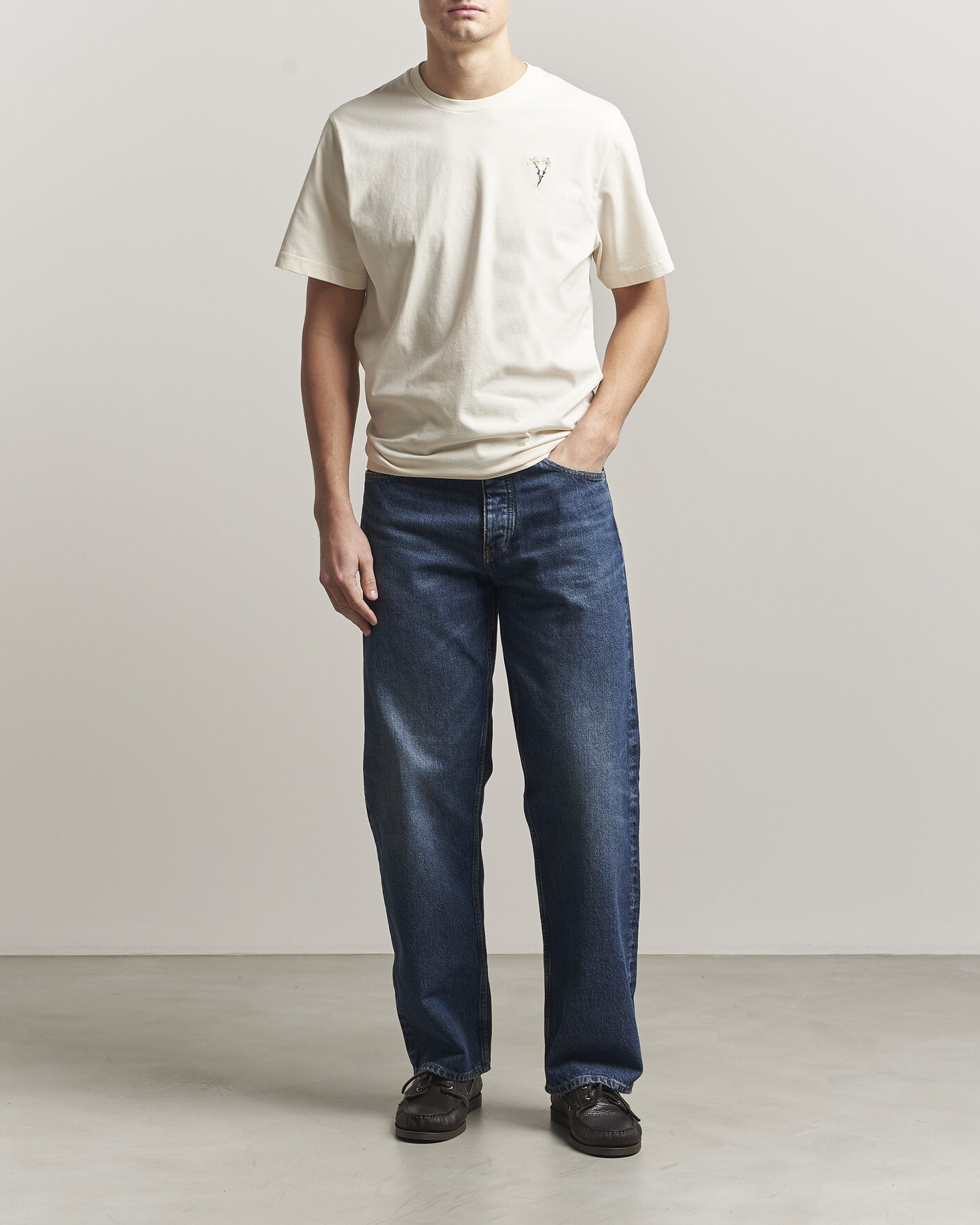 Men | T-Shirts | Forét | Posy T-Shirt Cloud