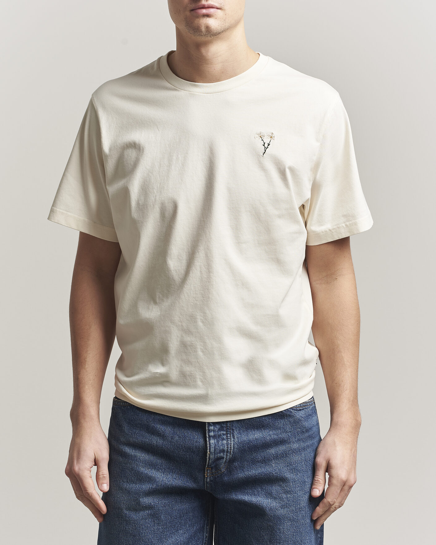 Men | T-Shirts | Forét | Posy T-Shirt Cloud