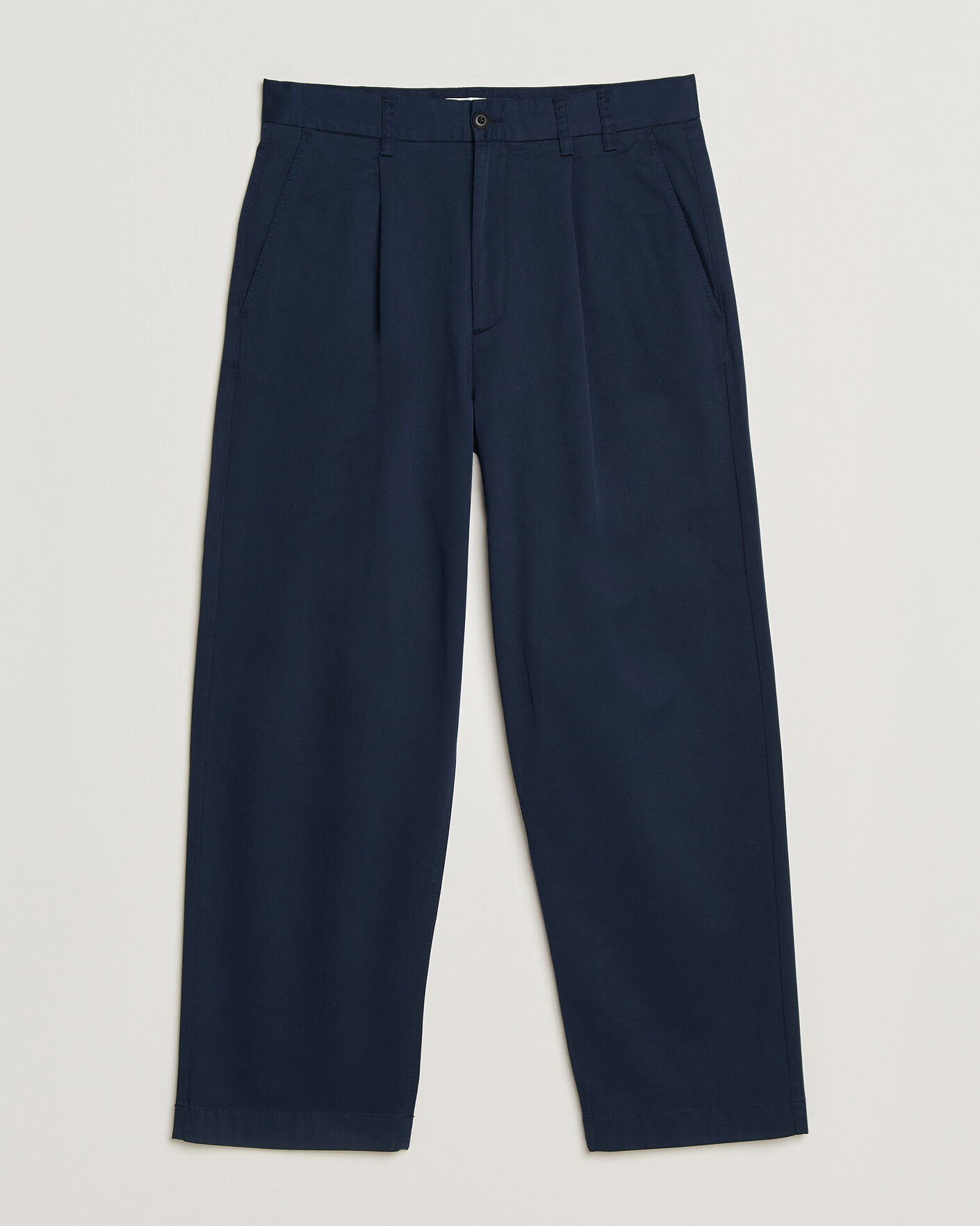 Men | Trousers | Forét | Writer Relaxed Fit Pants Navy