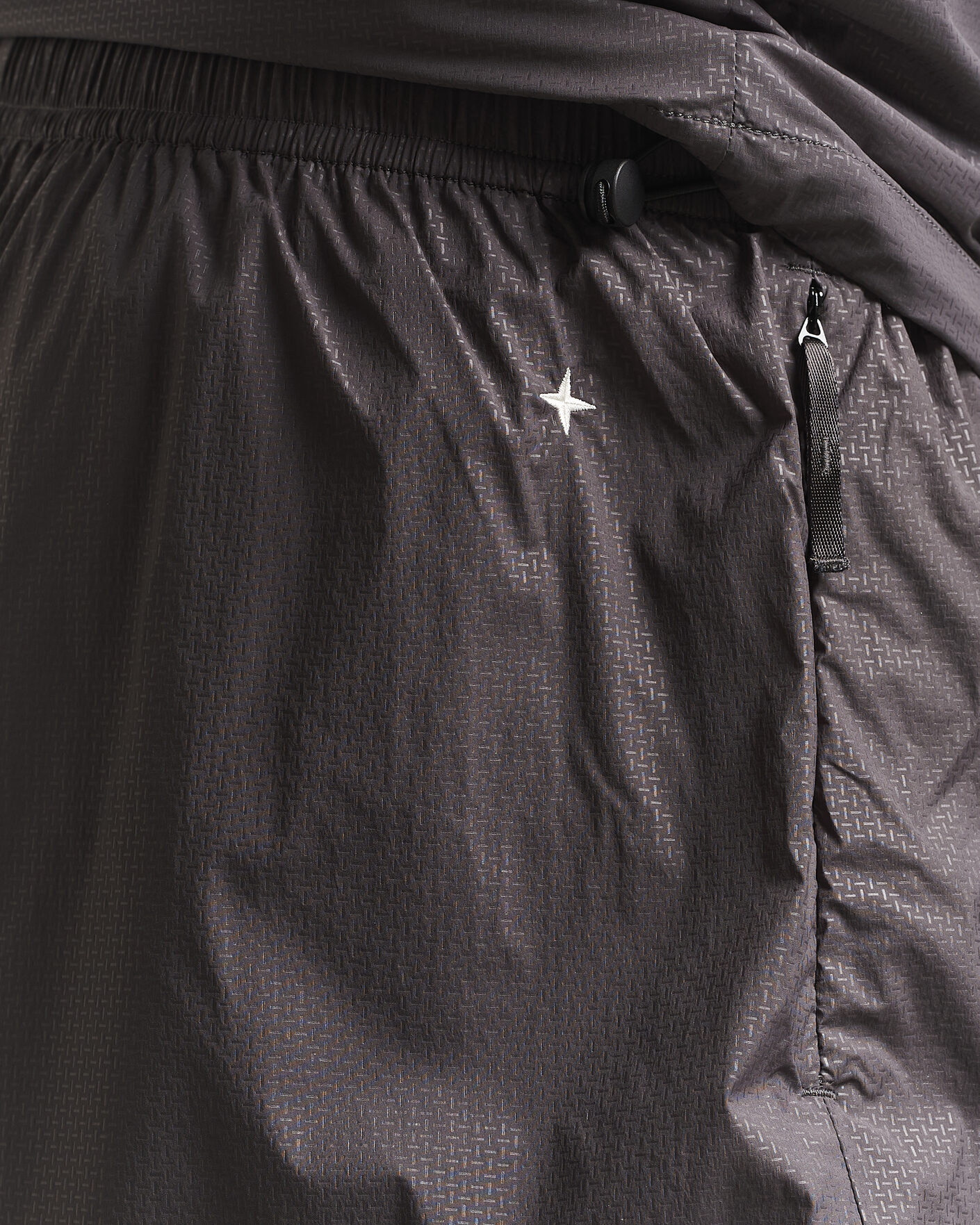 Men | Shorts | Stone Island | Stellina Nylon Stretch Shorts Charcoal