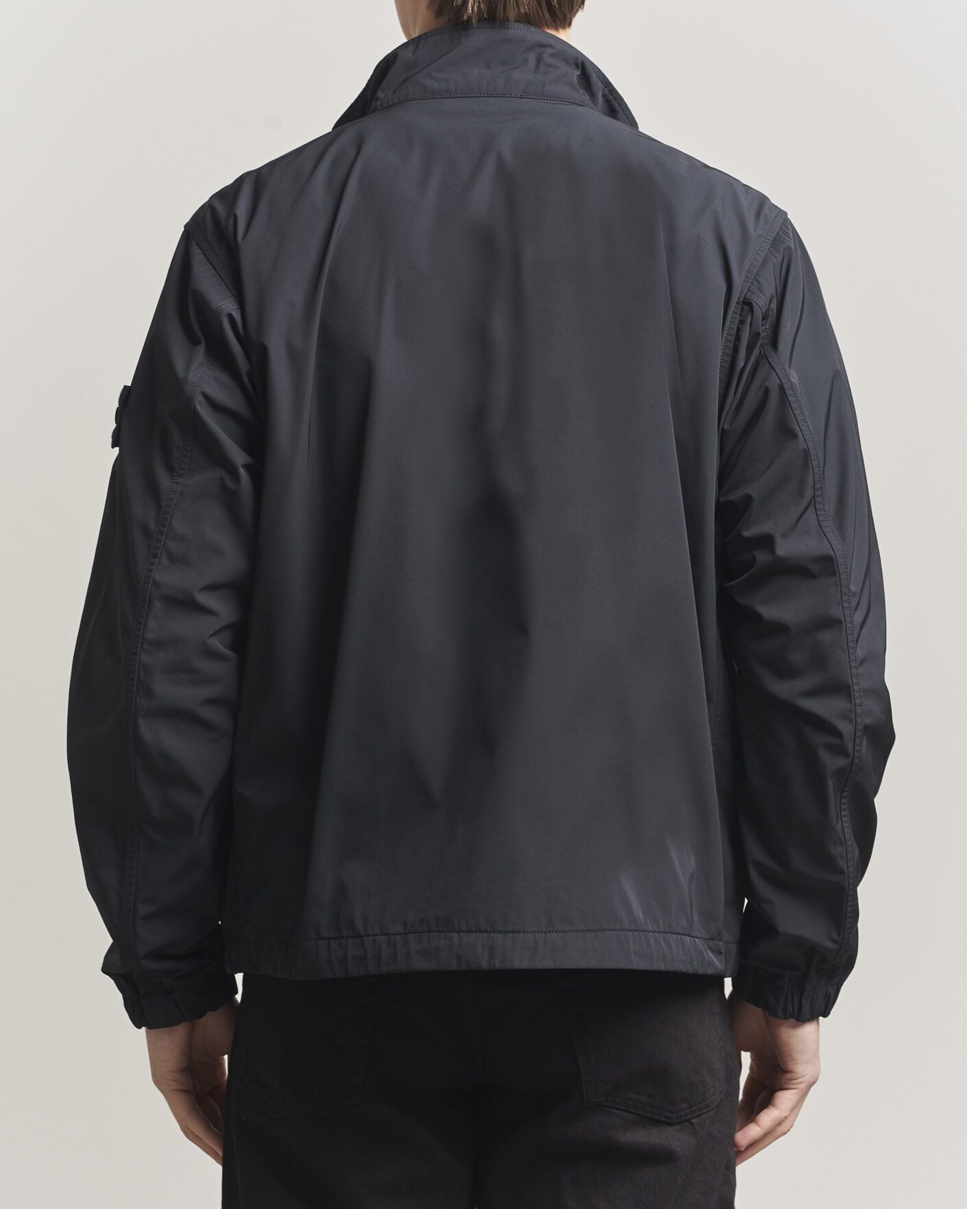 Men | Coats & Jackets | Stone Island | Micro Twill Stand Collar Jacket Black