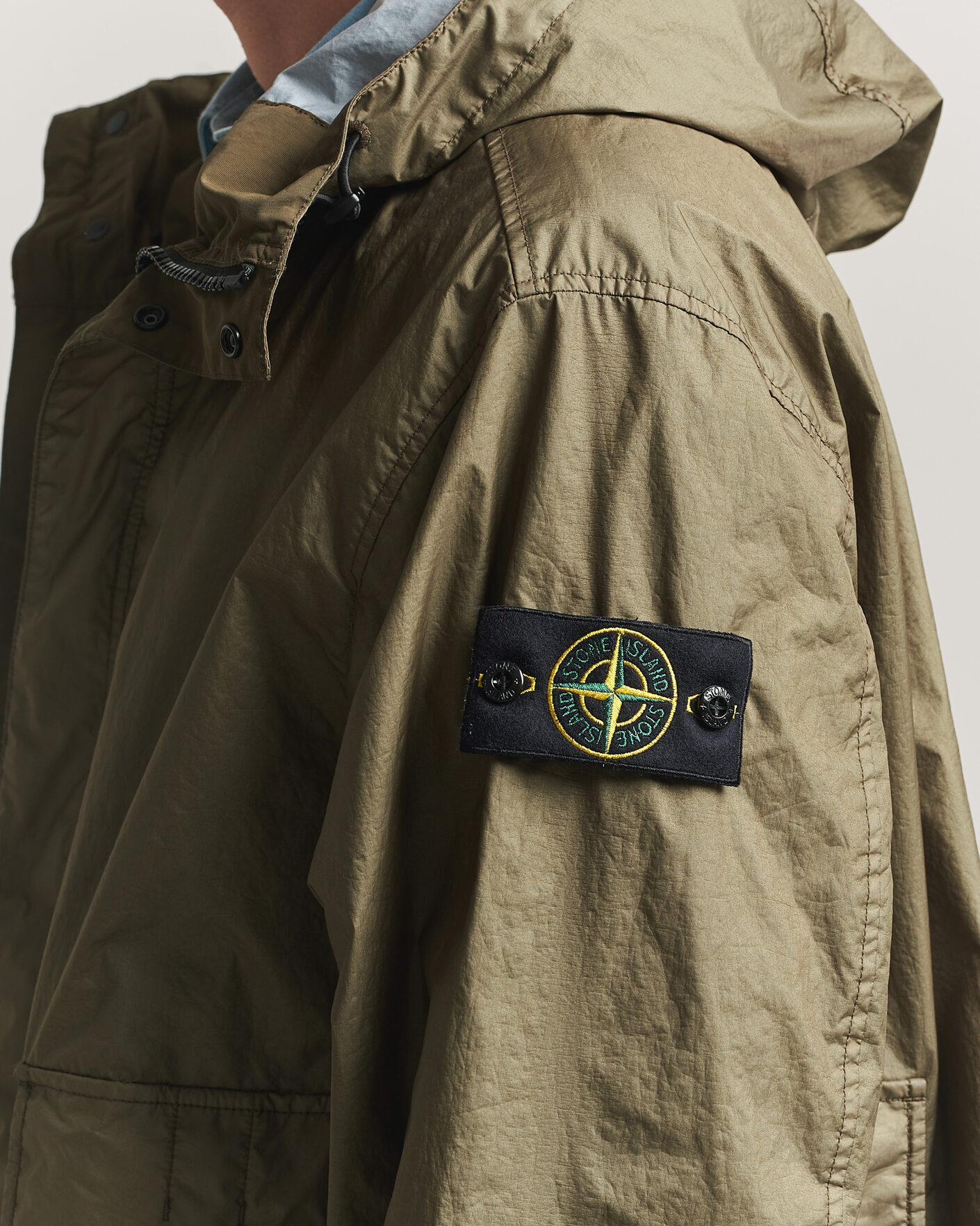 Men | Coats & Jackets | Stone Island | Membrana 3L Hooded Parka Military Green