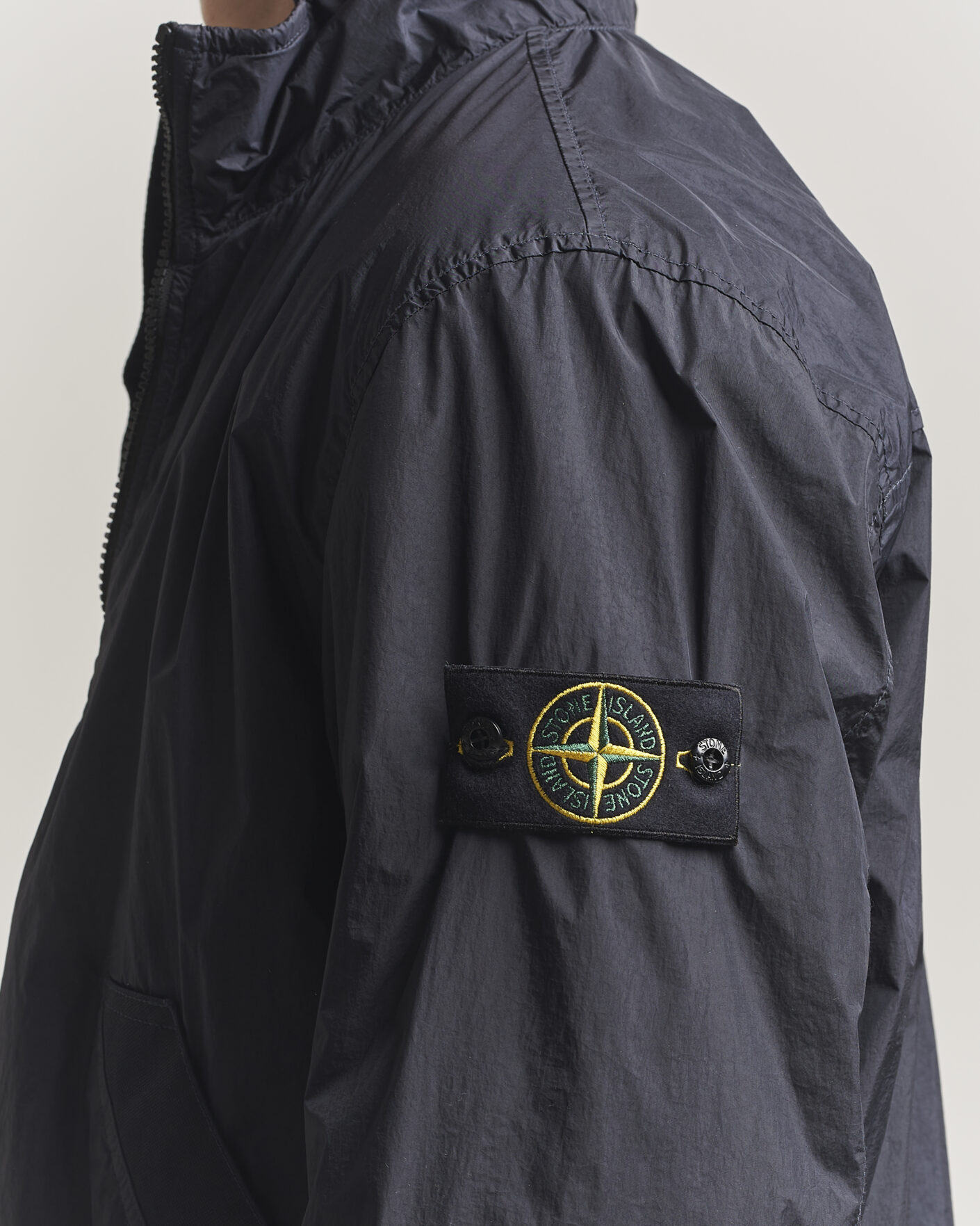 Men | Coats & Jackets | Stone Island | Crinkle Reps Short Jacket Navy