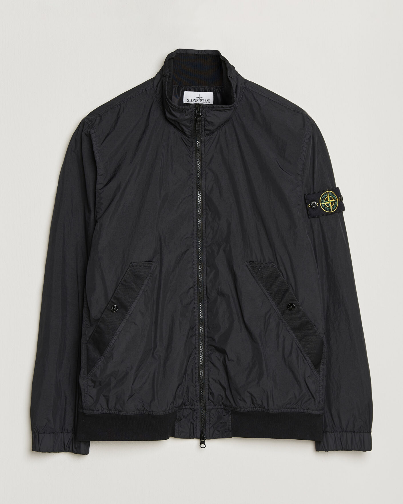 Men | Coats & Jackets | Stone Island | Crinkle Reps Short Jacket Black