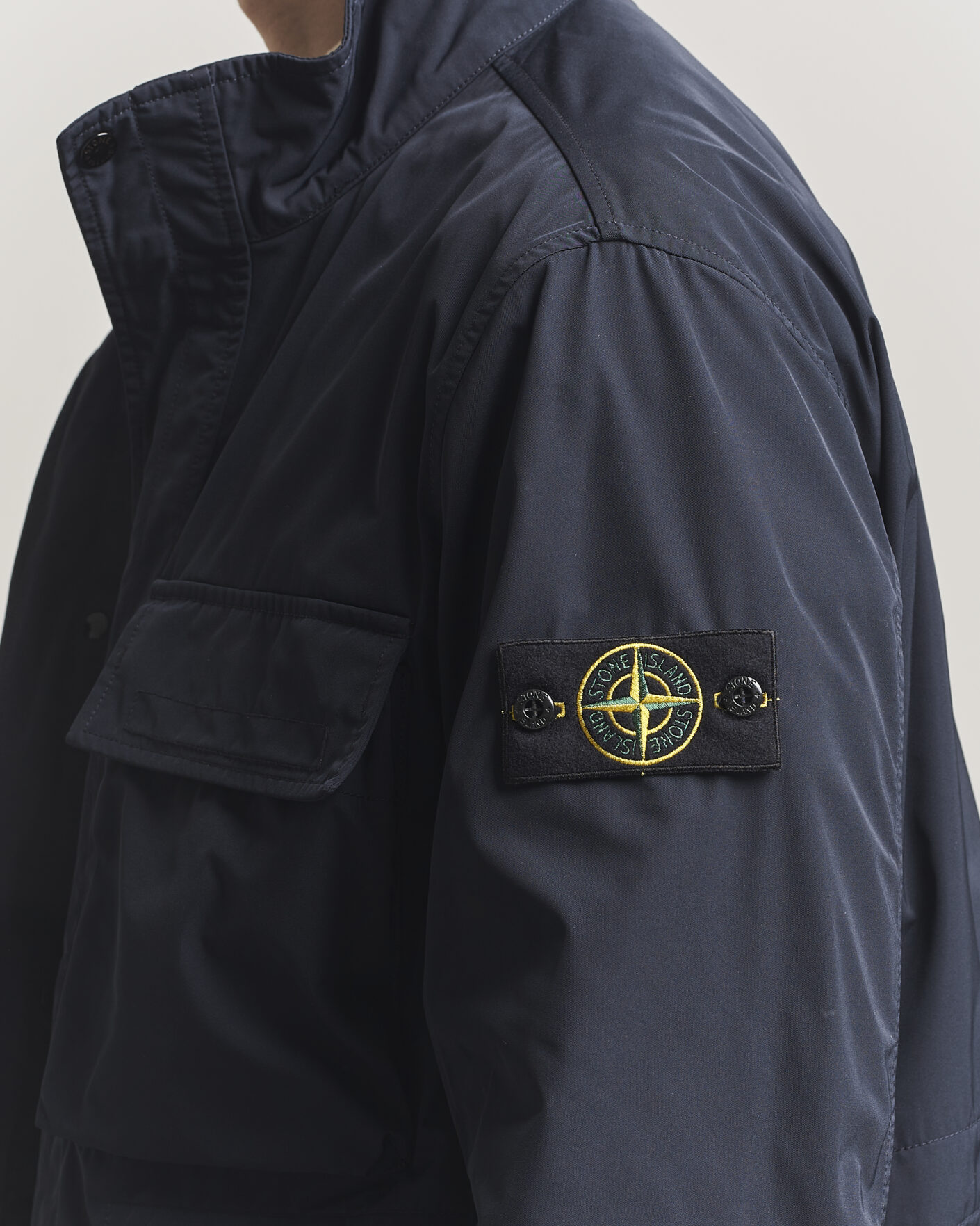 Men | Coats & Jackets | Stone Island | Micro Twill Field Jacket Navy