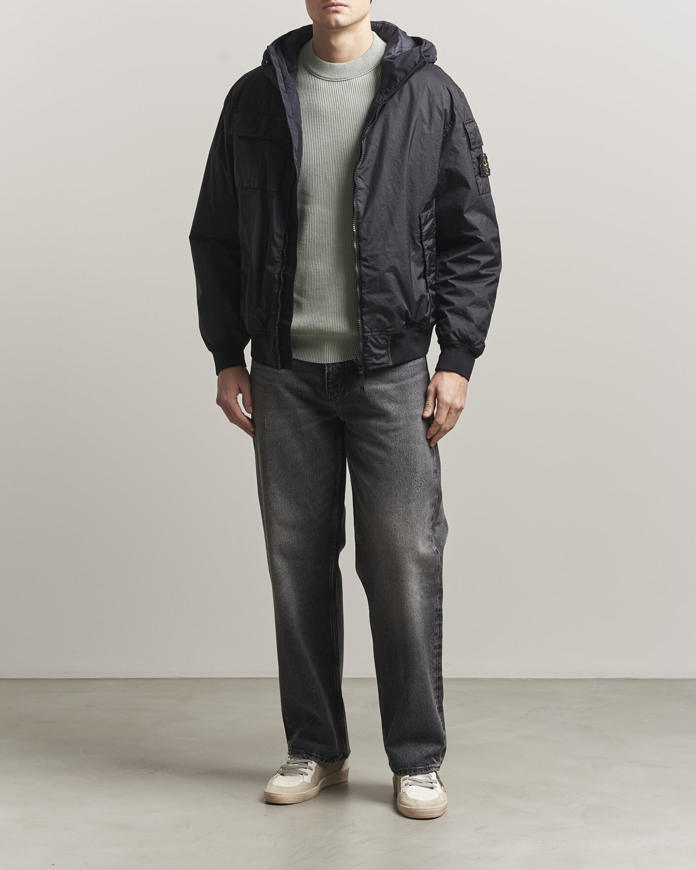 Men | Coats & Jackets | Stone Island | Membrana 3L Hood Jacket Black