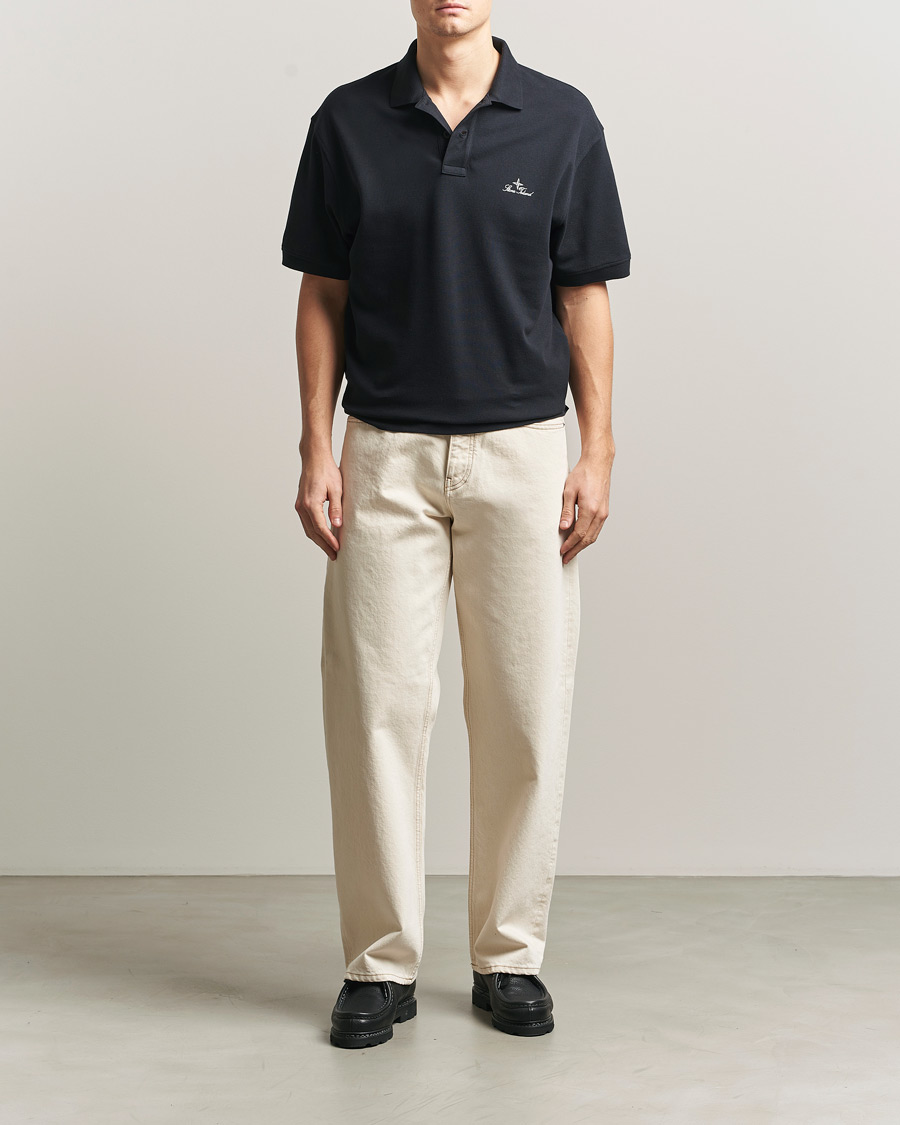 Men | Polo Shirts | Stone Island | Organic Cotton Pique Navy