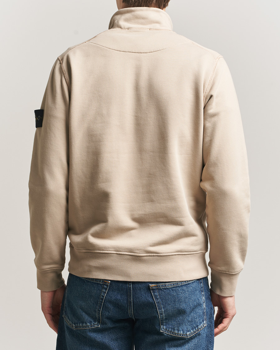 Men | Sweaters & Knitwear | Stone Island | Garment Dyed Fleece Half Zip Desert