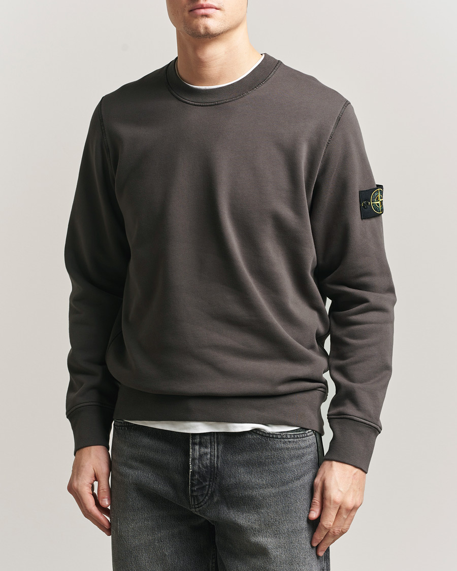 Thom Browne Classic 4 Bar Loopback Sweatshirt Dark Grey at