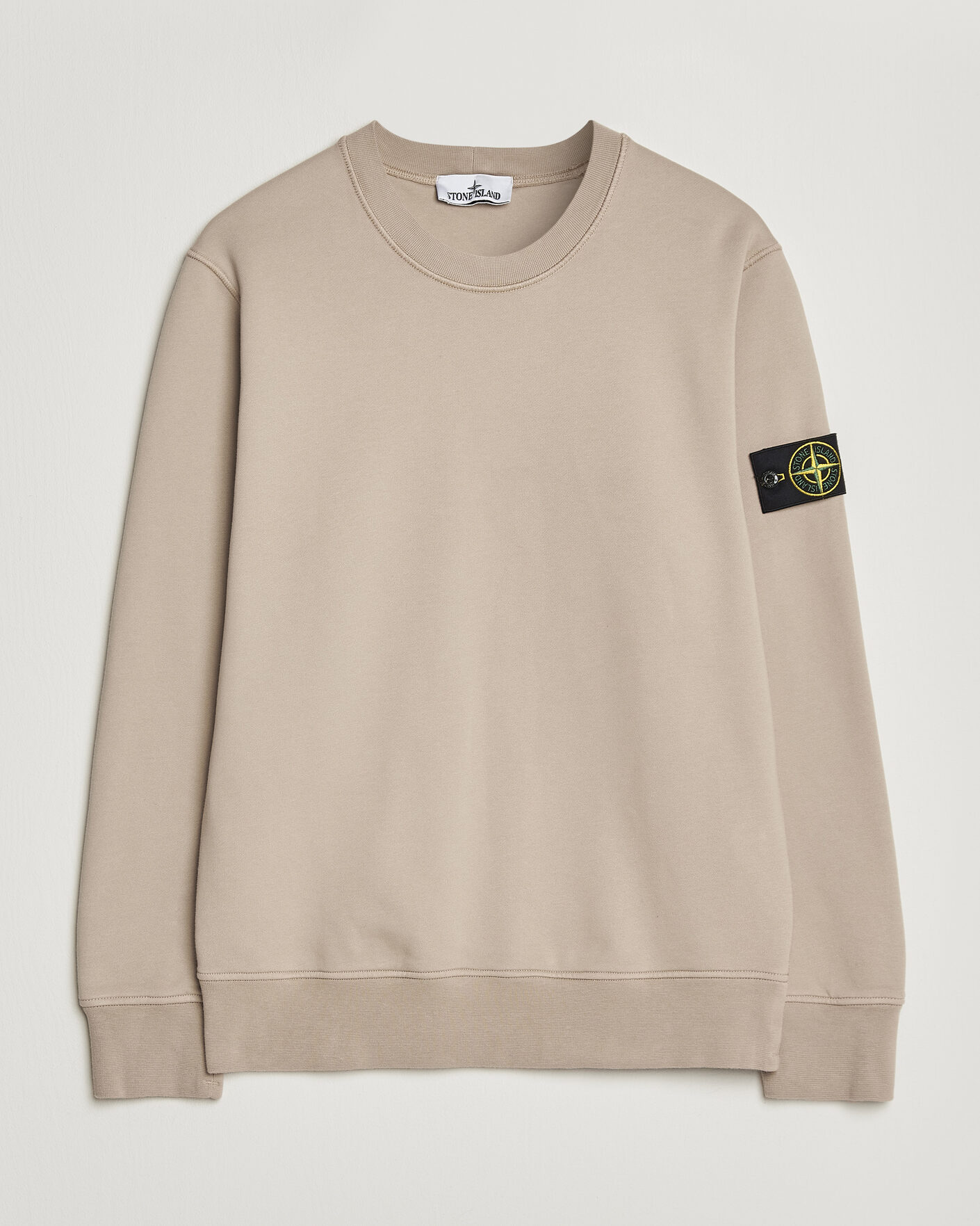 Men | Sweaters & Knitwear | Stone Island | Garment Dyed Fleece Sweatshirt Desert