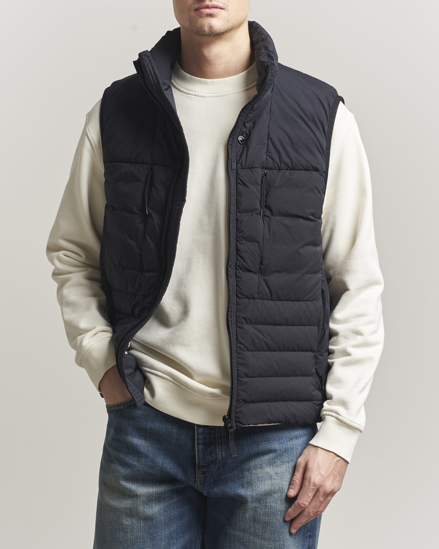 Men | Gilets | Stone Island | Nylon Down Vest Navy