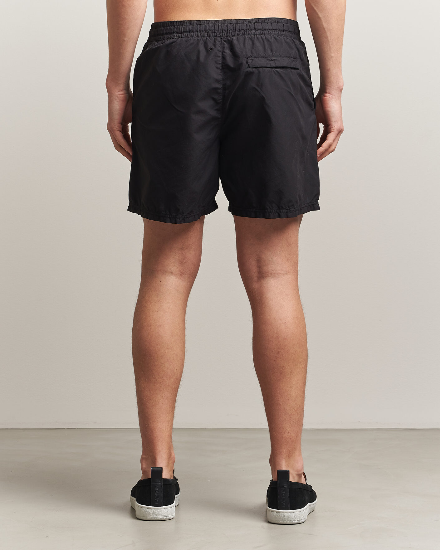 ★ stone swimwear nylonl M 黒 ★ Stone Island Brushed Nylon Swimshorts Black at CareOfCarl.com