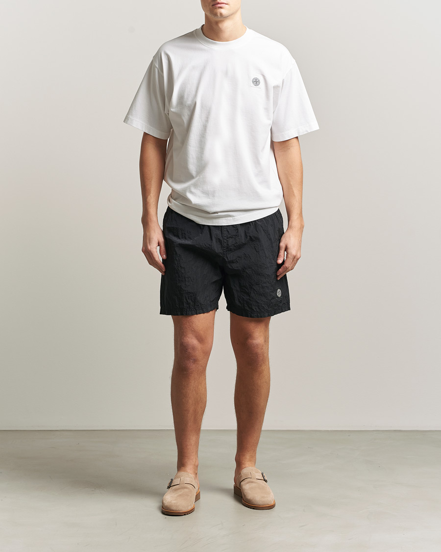 Men | Swimwear | Stone Island | Nylon Metal Econyl Swimshorts Black