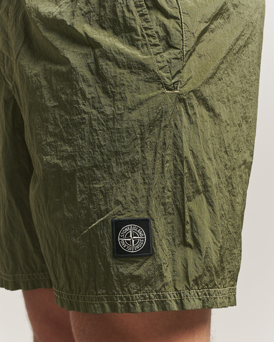 Men | Swimwear | Stone Island | Nylon Metal Econyl Swimshorts Military Green