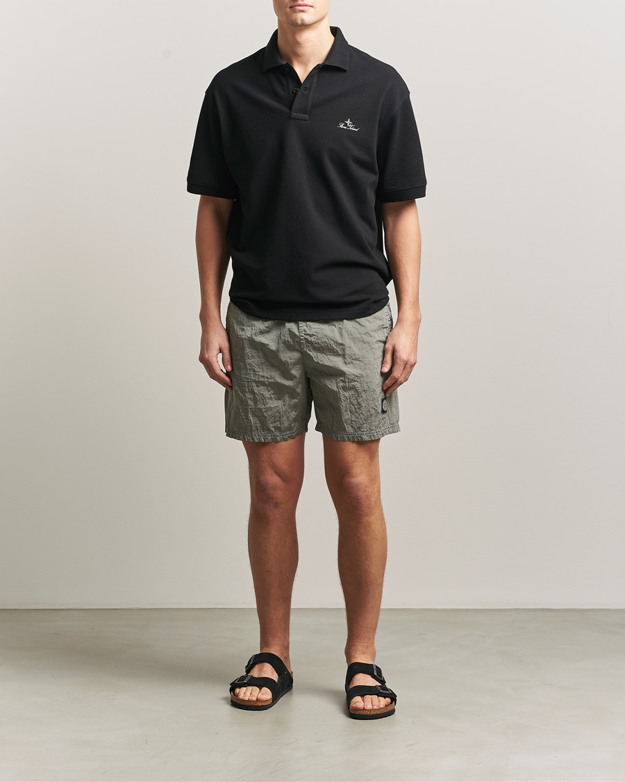 Men | Swimwear | Stone Island | Nylon Metal Econyl Swimshorts Pearl Grey