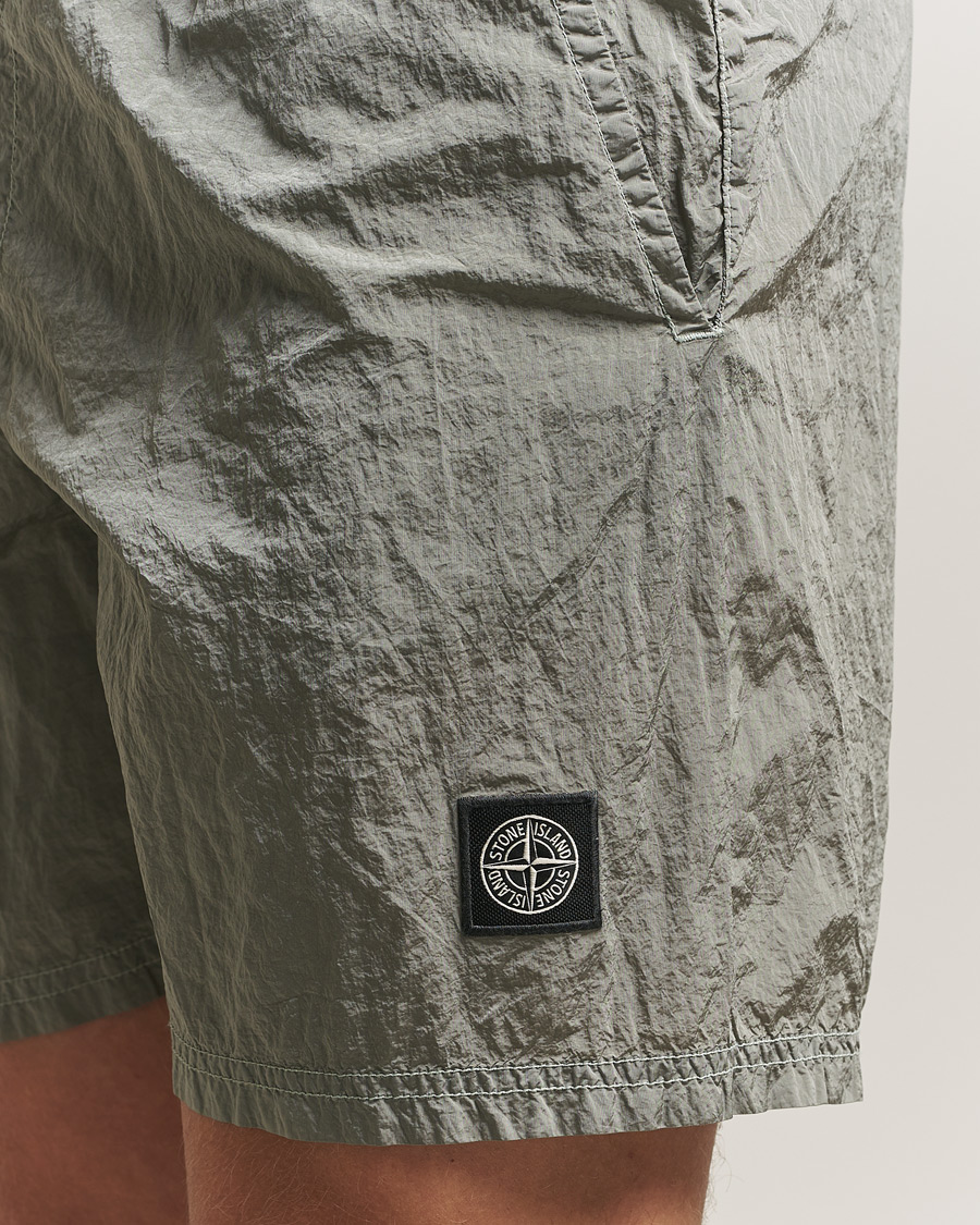 Men | Swimwear | Stone Island | Nylon Metal Econyl Swimshorts Pearl Grey