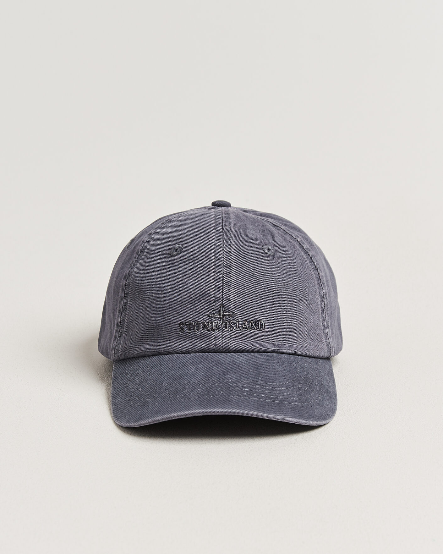 Men | Hats & Caps | Stone Island | Cotton Gabardine Cap Blue/Grey