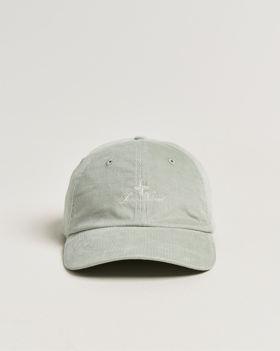 Men | Hats & Caps | Stone Island | Micro Cord Cotton Cap Sage