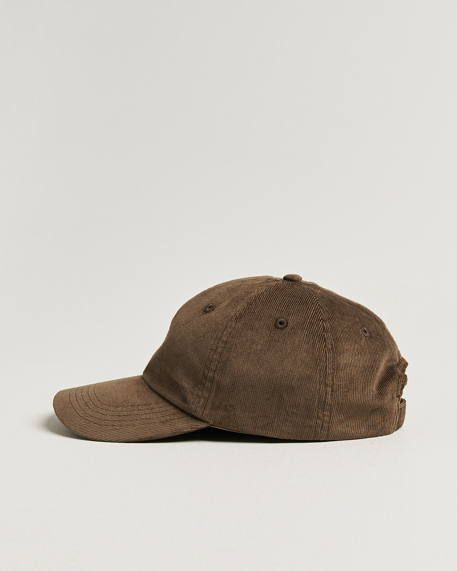 Men | Hats & Caps | Stone Island | Micro Cord Cotton Cap Umber
