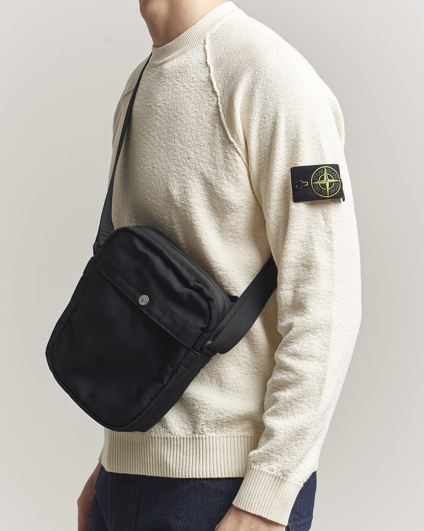 Men | Bags | Stone Island | Nylon Panama Cross Body Pouch Navy
