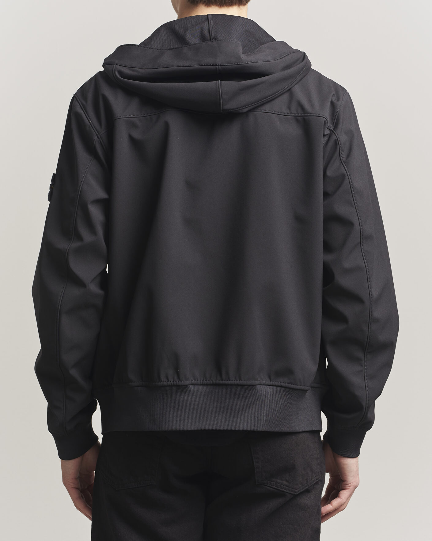 Men | Coats & Jackets | Stone Island | Soft Shell Hooded Jacket Black