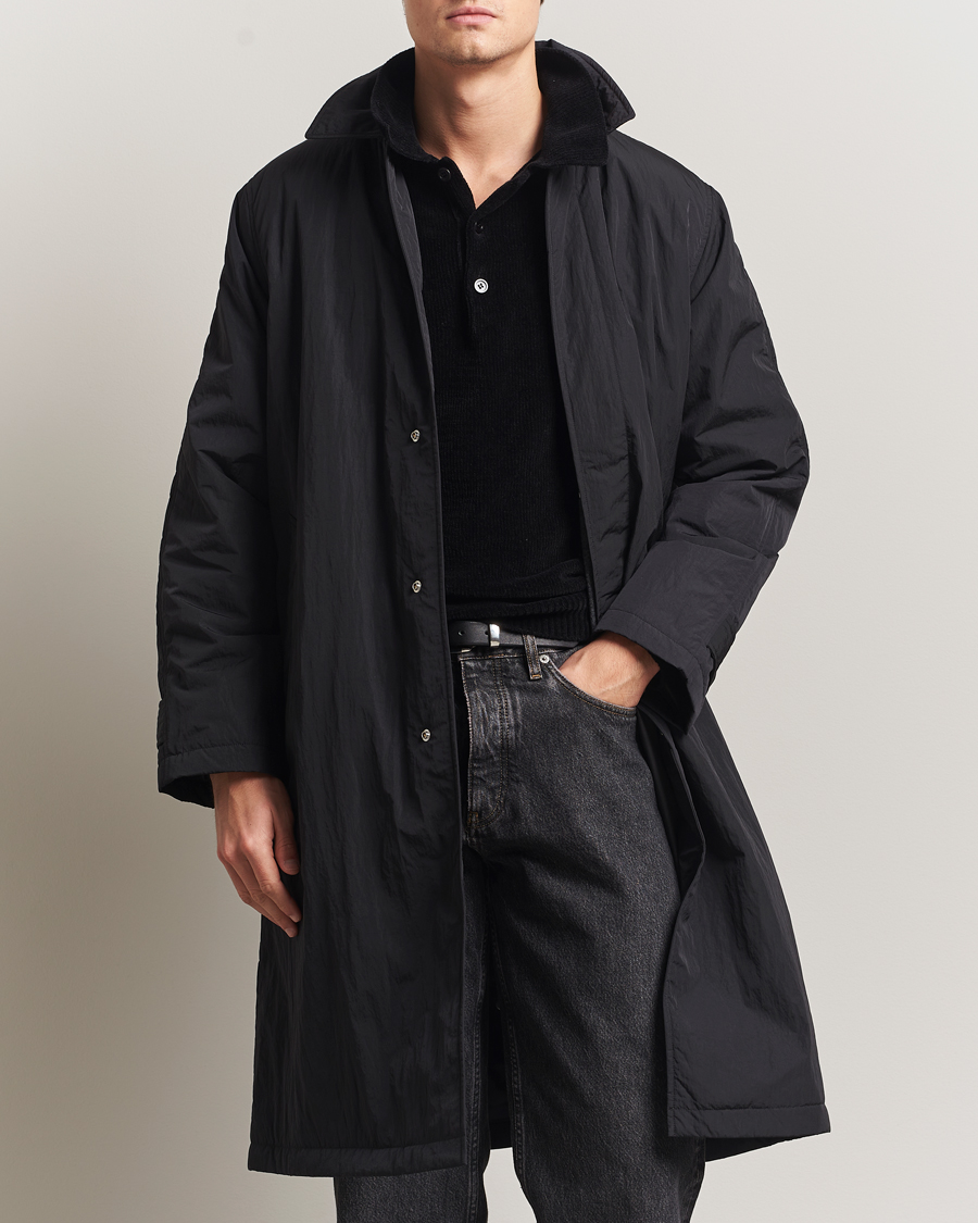 Men | Coats & Jackets | Sunflower | Relaxed Nylon Coat Black