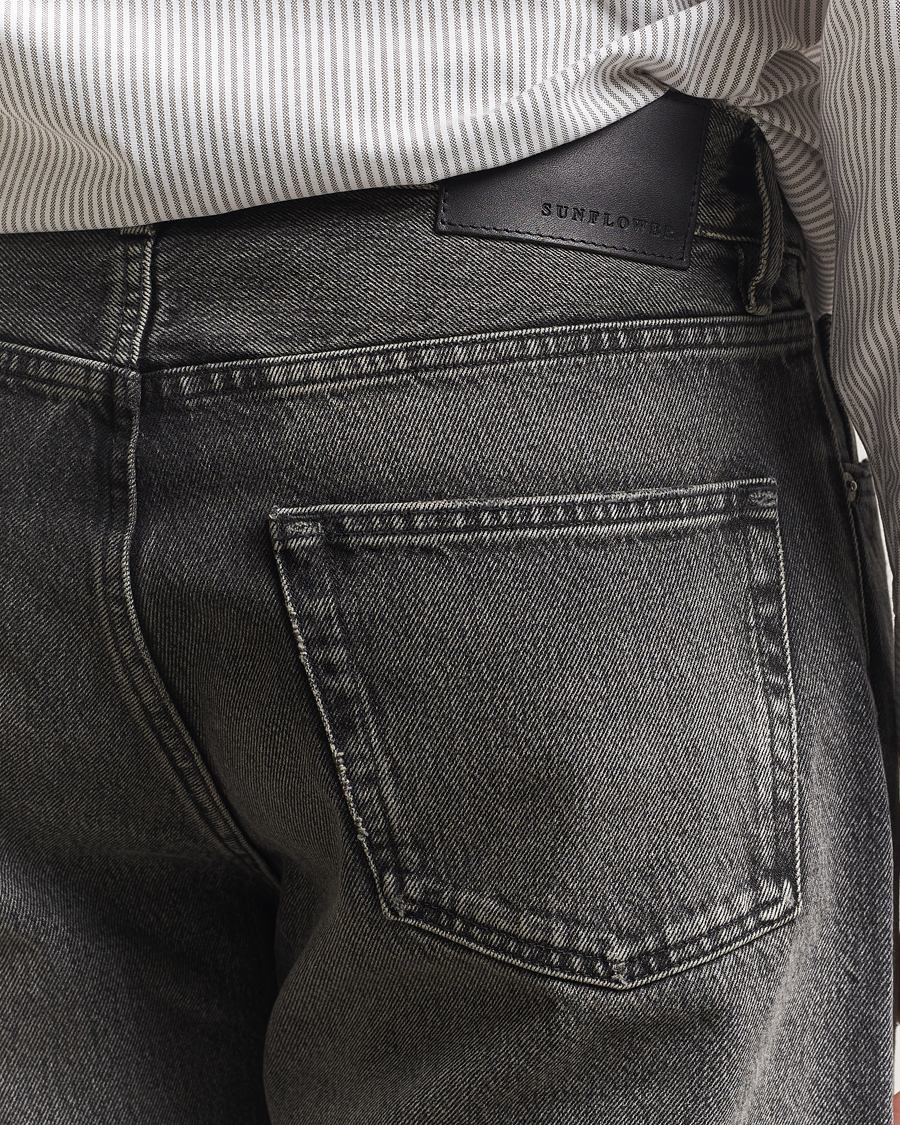 Men | Jeans | Sunflower | Loose Jeans New Black Worn