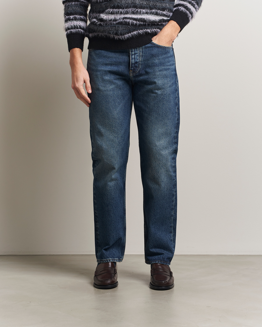 Men | Trousers | Sunflower | Standard Jeans Dark Blue Worn