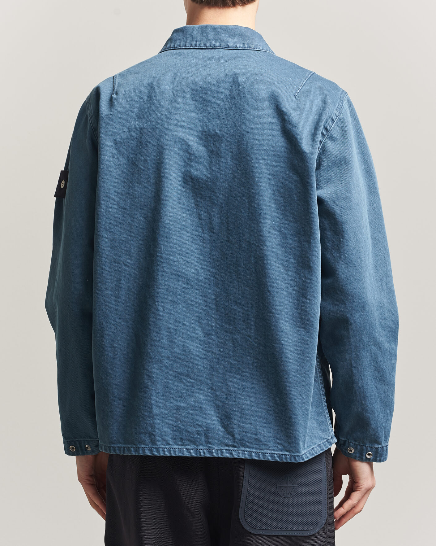 Men | Shirts | Stone Island | Denim Overshirt Indigo