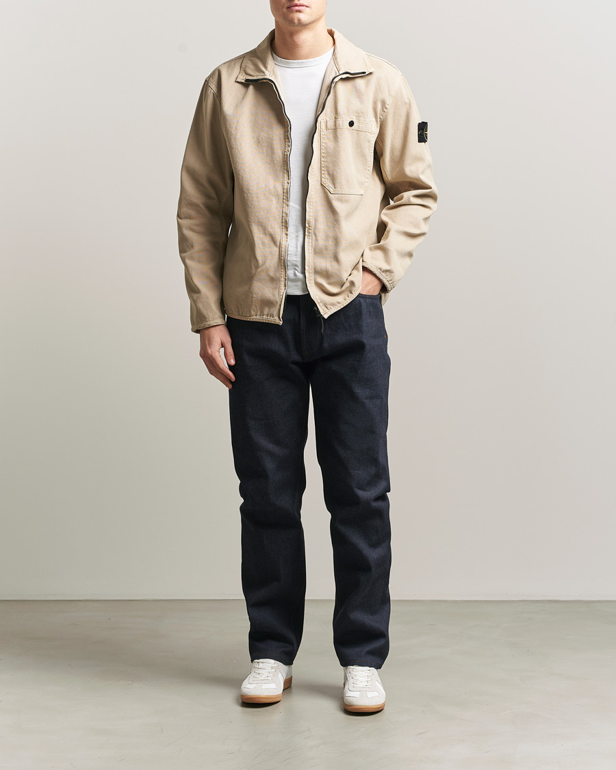 Men | Jeans | Stone Island | Slim Fit Raw Denim Jeans Blue