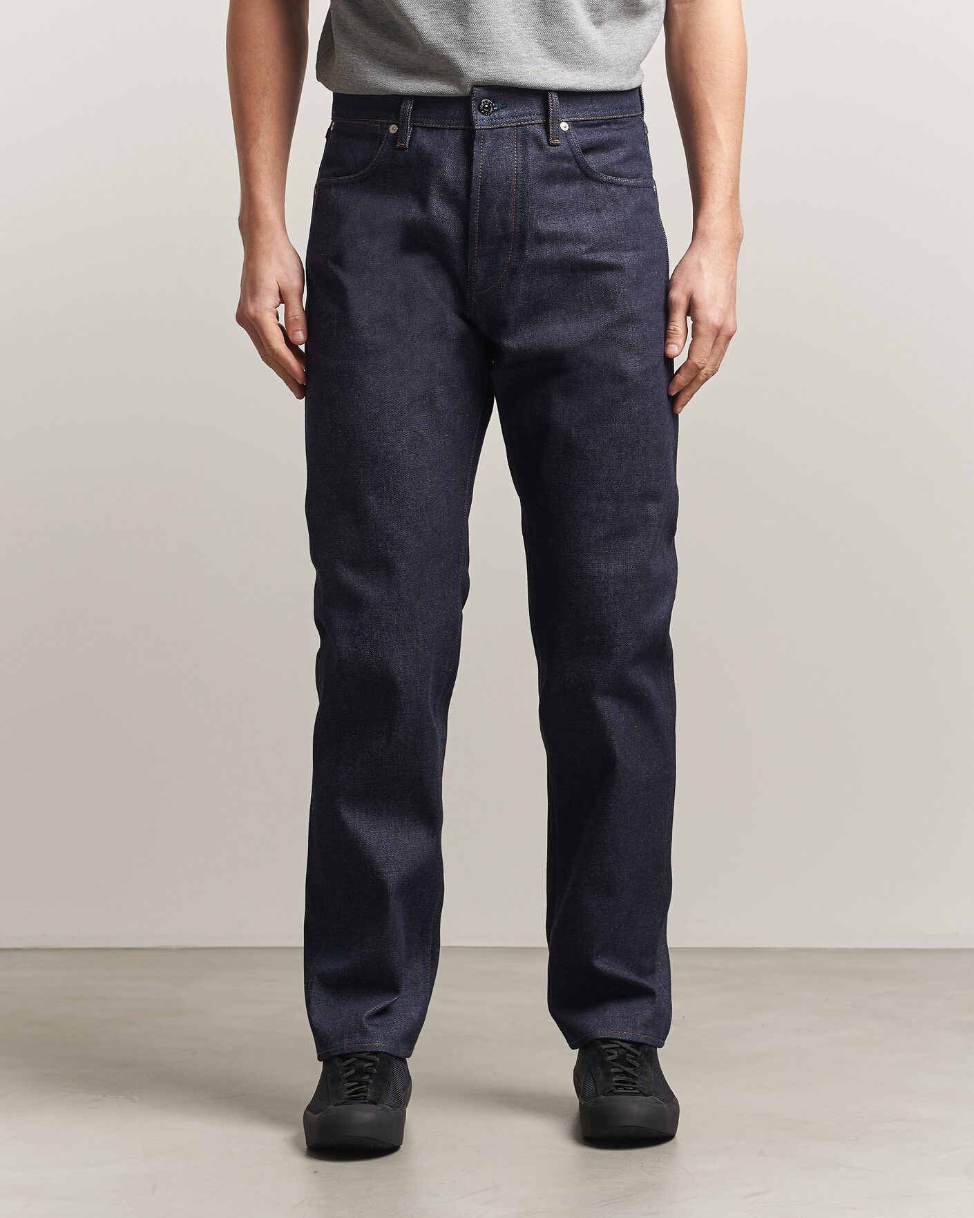 Men | Trousers | Stone Island | Straight Fit Jeans Blue Raw
