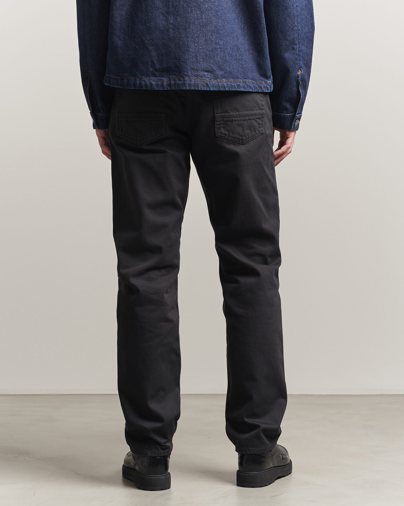 Men | Trousers | Stone Island | Straight Fit Denim Jeans Black