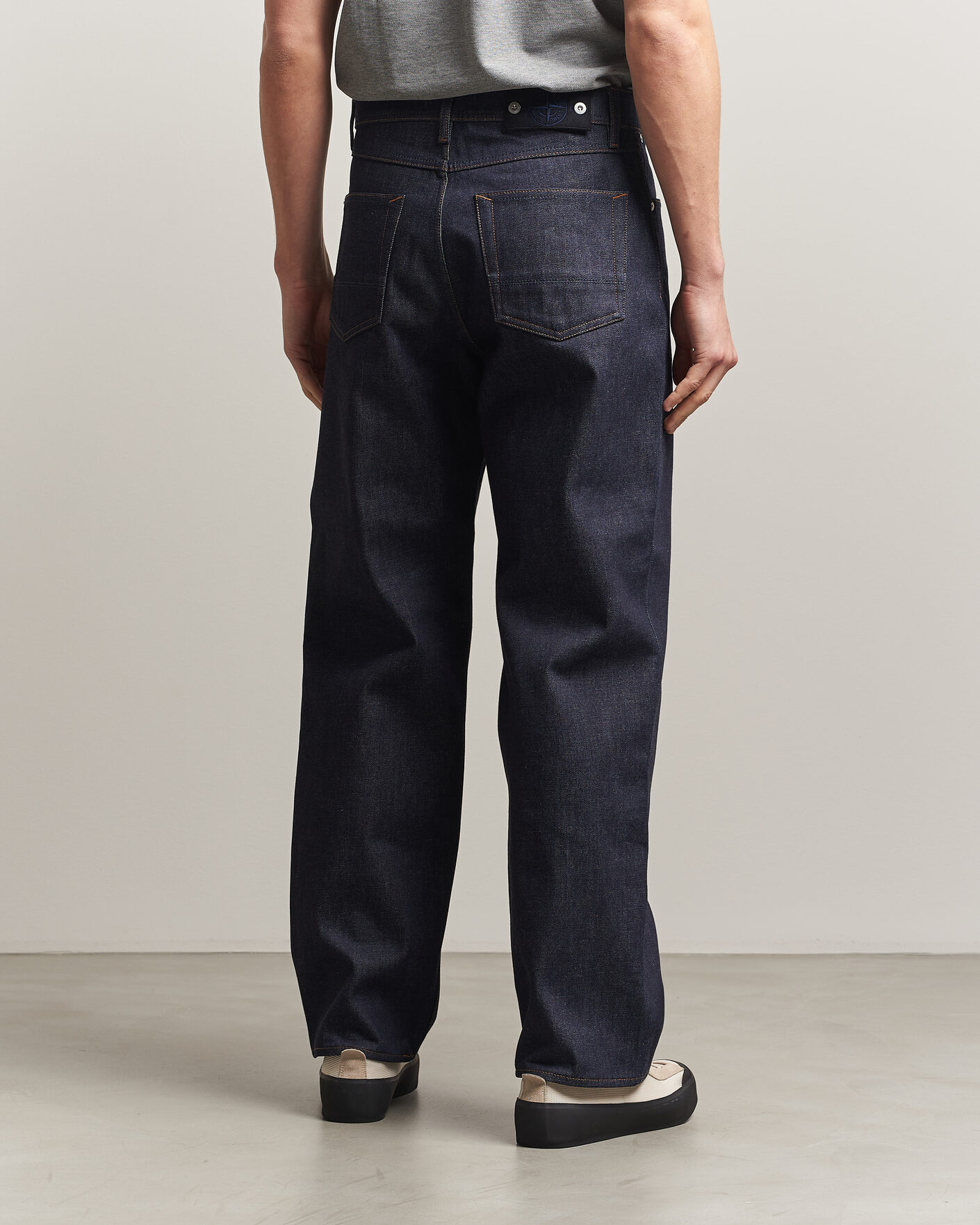 Men | Jeans | Stone Island | Loose Fit Denim Jeans Blue Raw