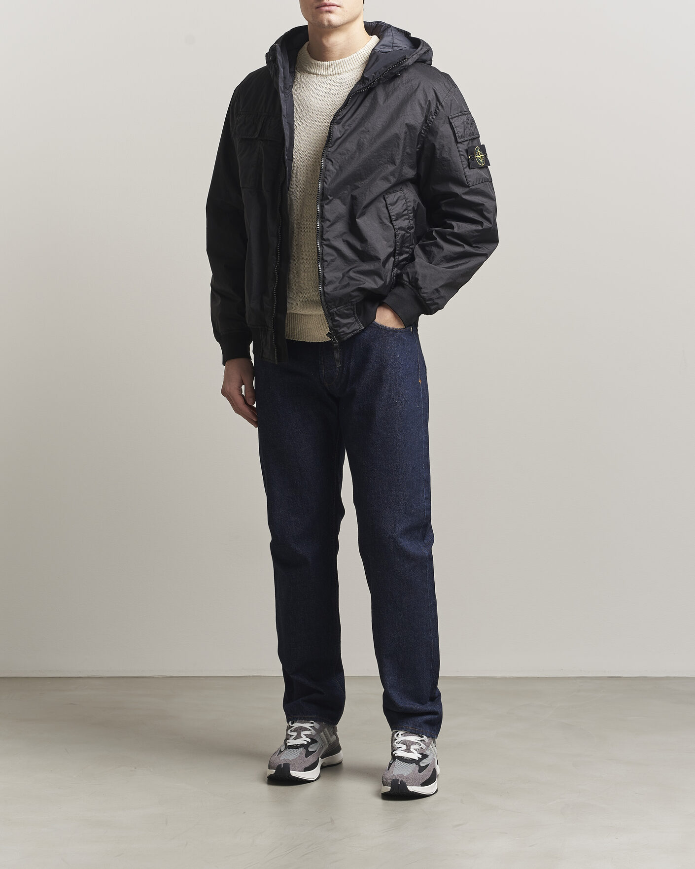 Men | Jeans | Stone Island | Straight Fit Denim Jeans Blue Rinse