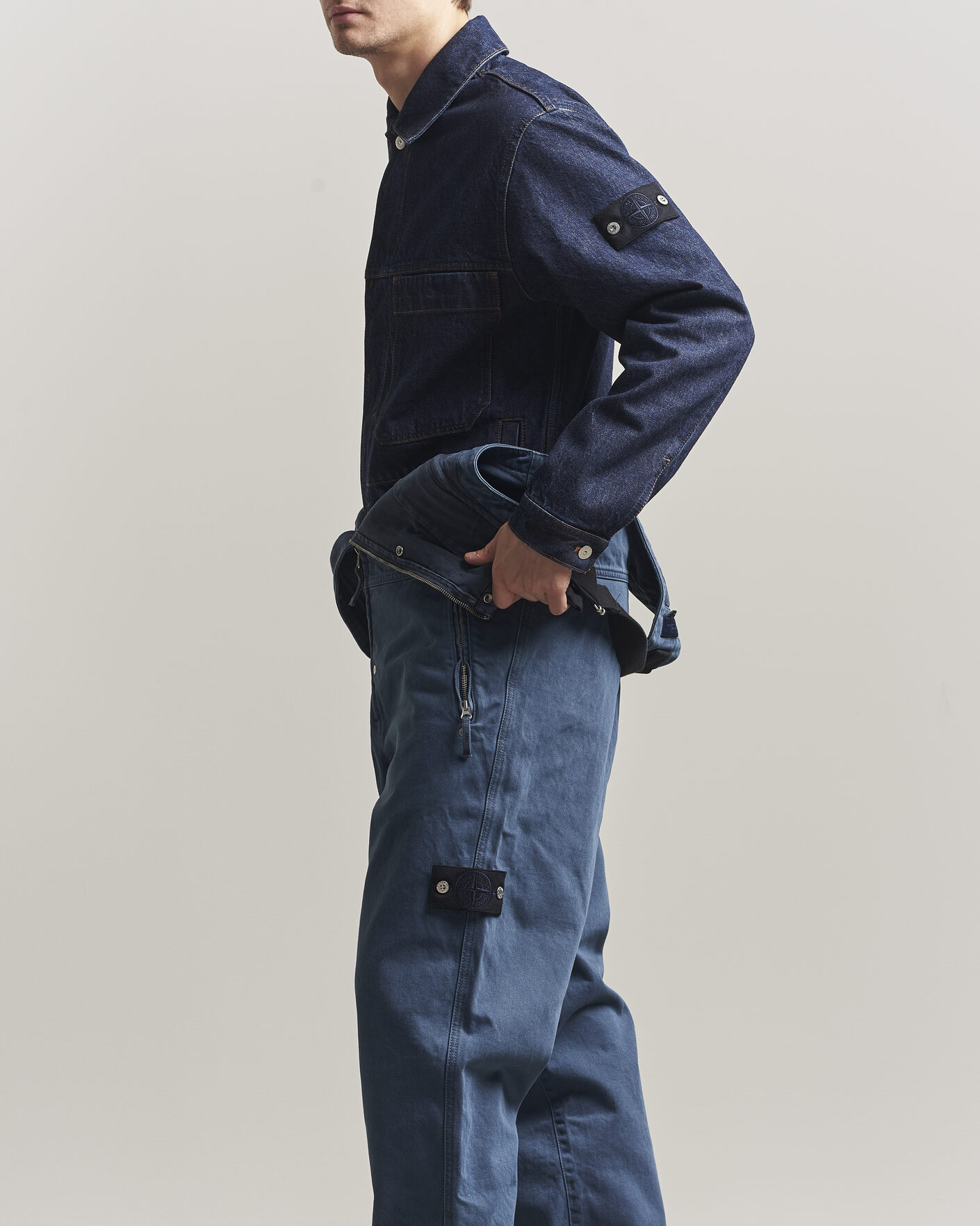 Men | Jeans | Stone Island | Denim Overall Indigo