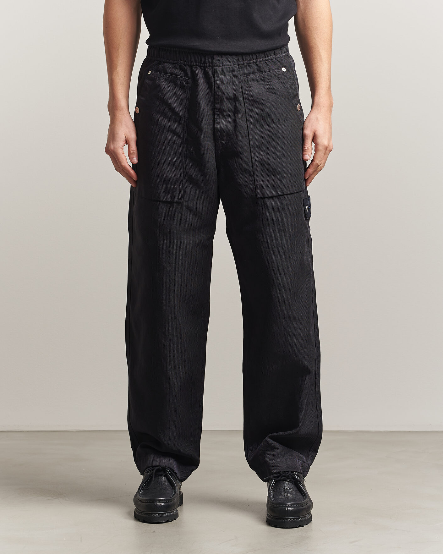 Men | Trousers | Stone Island | Workwear Trousers Navy Blue