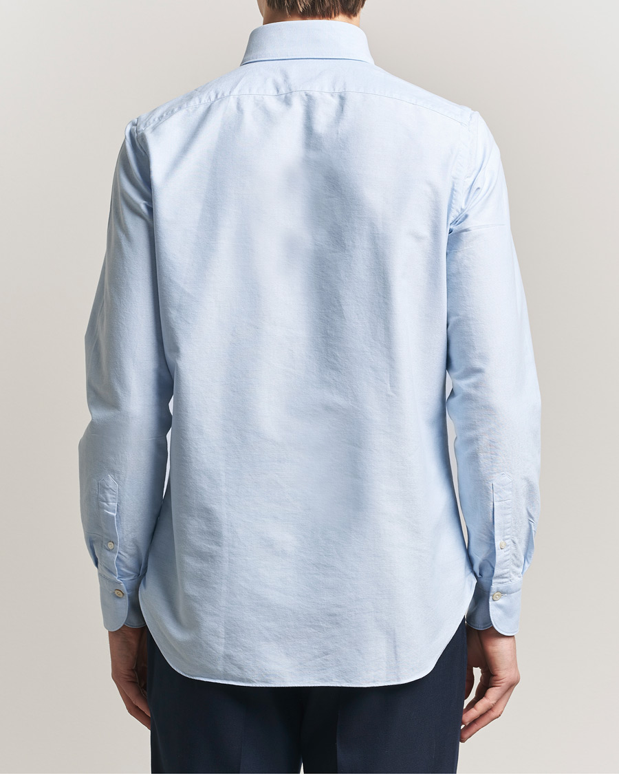 Men | Shirts | Finamore Napoli | Gaeta Oxford Button Down Shirt Light Blue