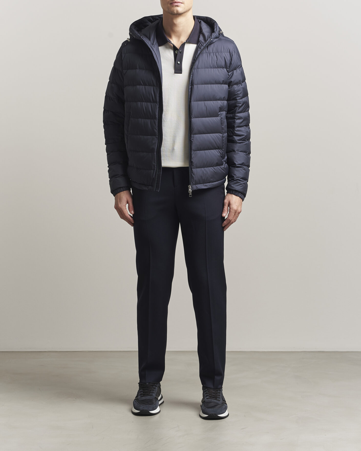 Moncler Vermeille Down Jacket Navy at CareOfCarl.com