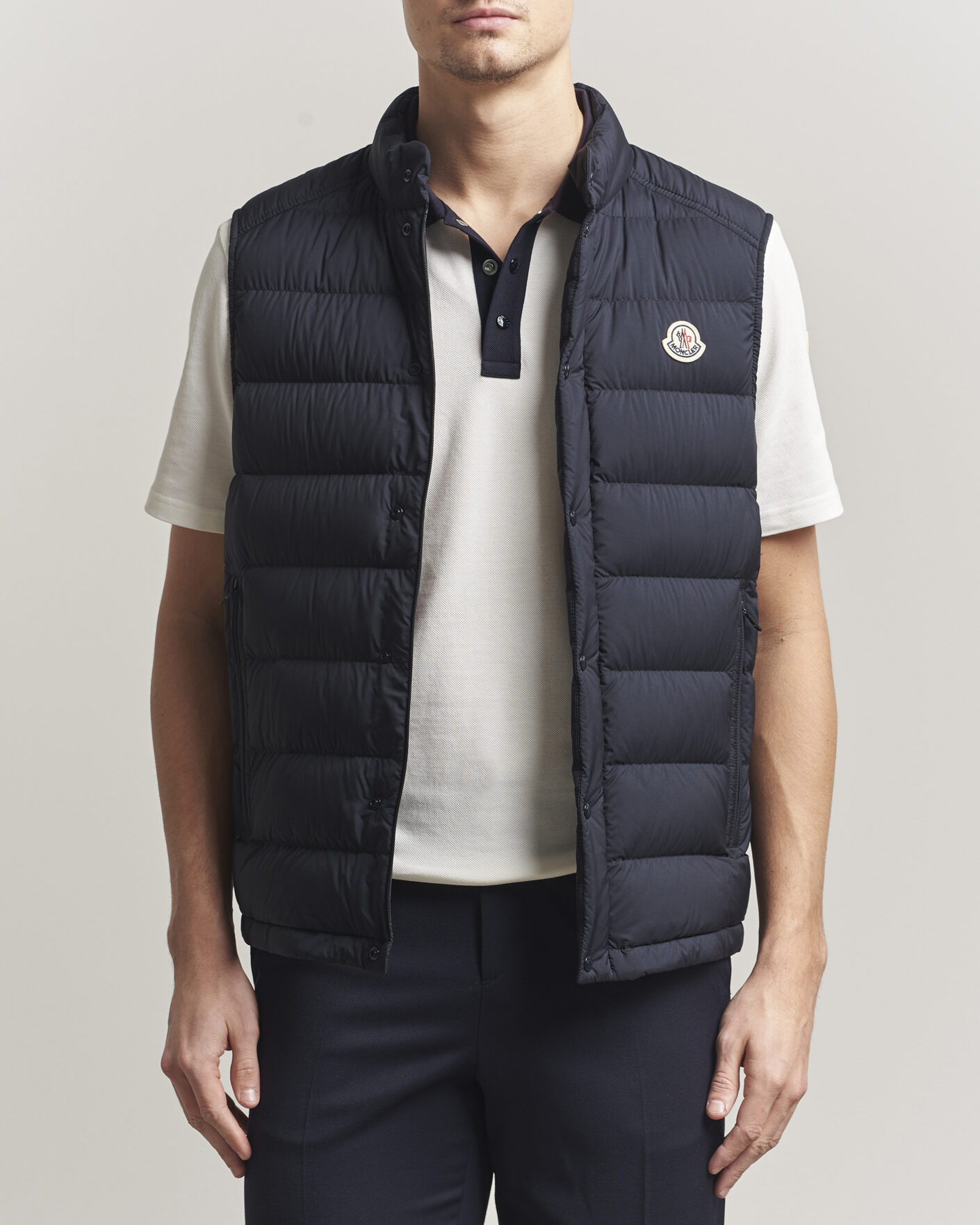 Men | Gilets | Moncler | Barthe Down Vest Navy