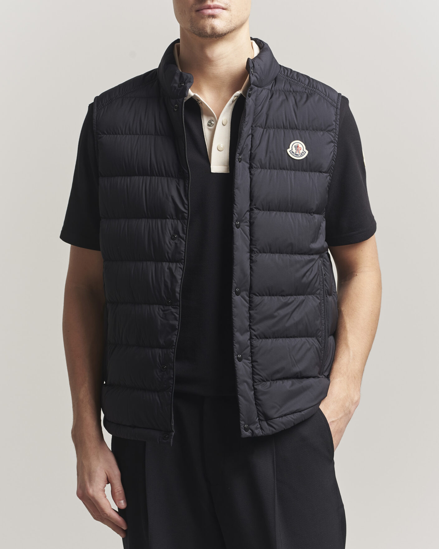 Men | Gilets | Moncler | Barthe Down Vest Black