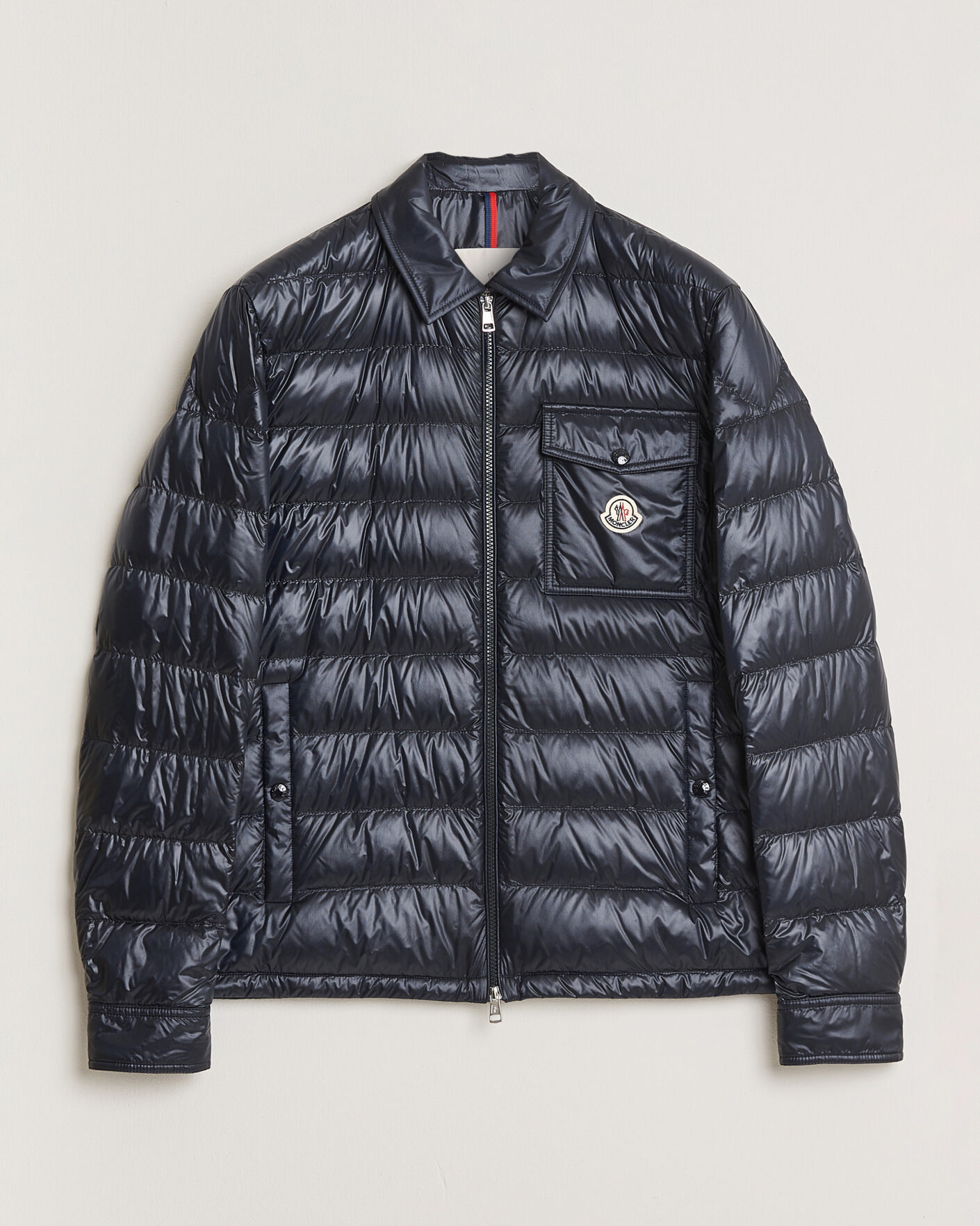 MONCLER☆OCRE ネイビー ナイロンジャケット Dark Blue Cyclone 2-in-1 Hooded Short Down Jacket - Short Down